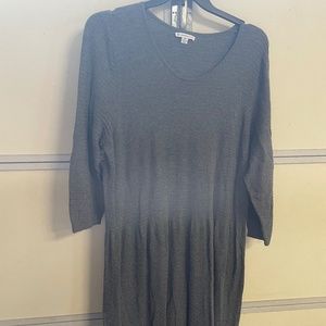 Isaac Mizrahi gray sweater dress size 2X